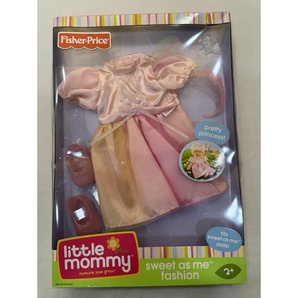 Little Mommy Sweet As Me Fashion Doll Clothes  Pretty Princess Dress/Shoes/Tiara